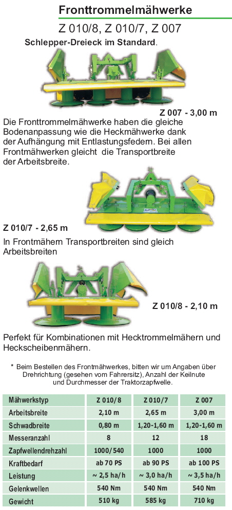 Front Z010 - 7 und 8